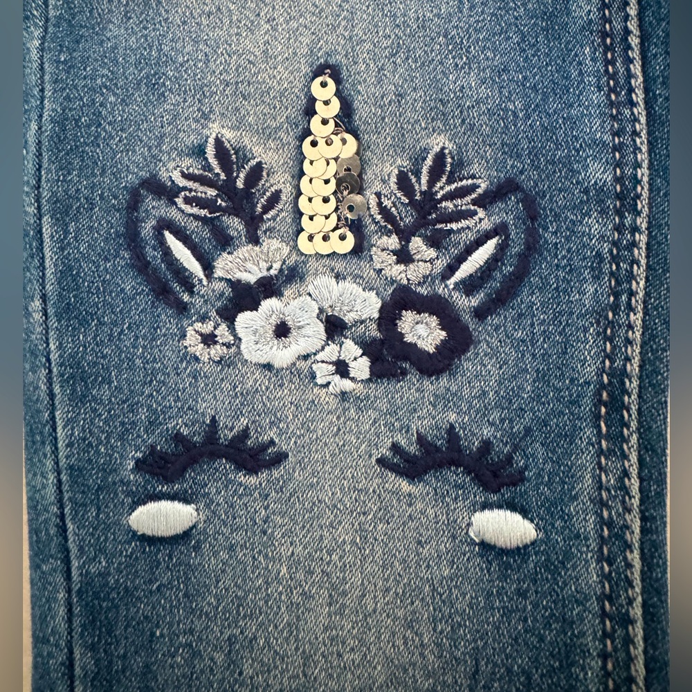 Blue Revival Unicorn Toddler Girls Jeans, Size 3T - NWOT - Picture 2 of 5